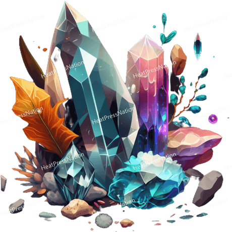 Mineral Crystals Design - HeatPressNation