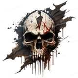 Skull Grunge Design - HeatPressNation