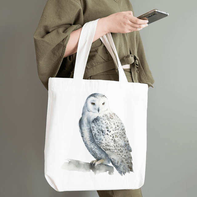White Owl Side Design - HeatPressNation