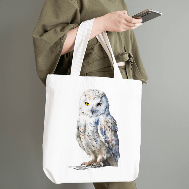 Snow Owl Front Design - HeatPressNation