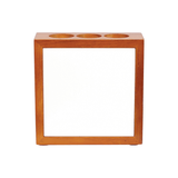 HPN SubliCraft 4" x 4" Cherry Sublimation Wooden Pencil Holder - 40 per Case - HeatPressNation