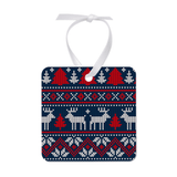 Unisub 2.75" x 2.75" Square Sublimation Aluminum Ornament - HeatPressNation