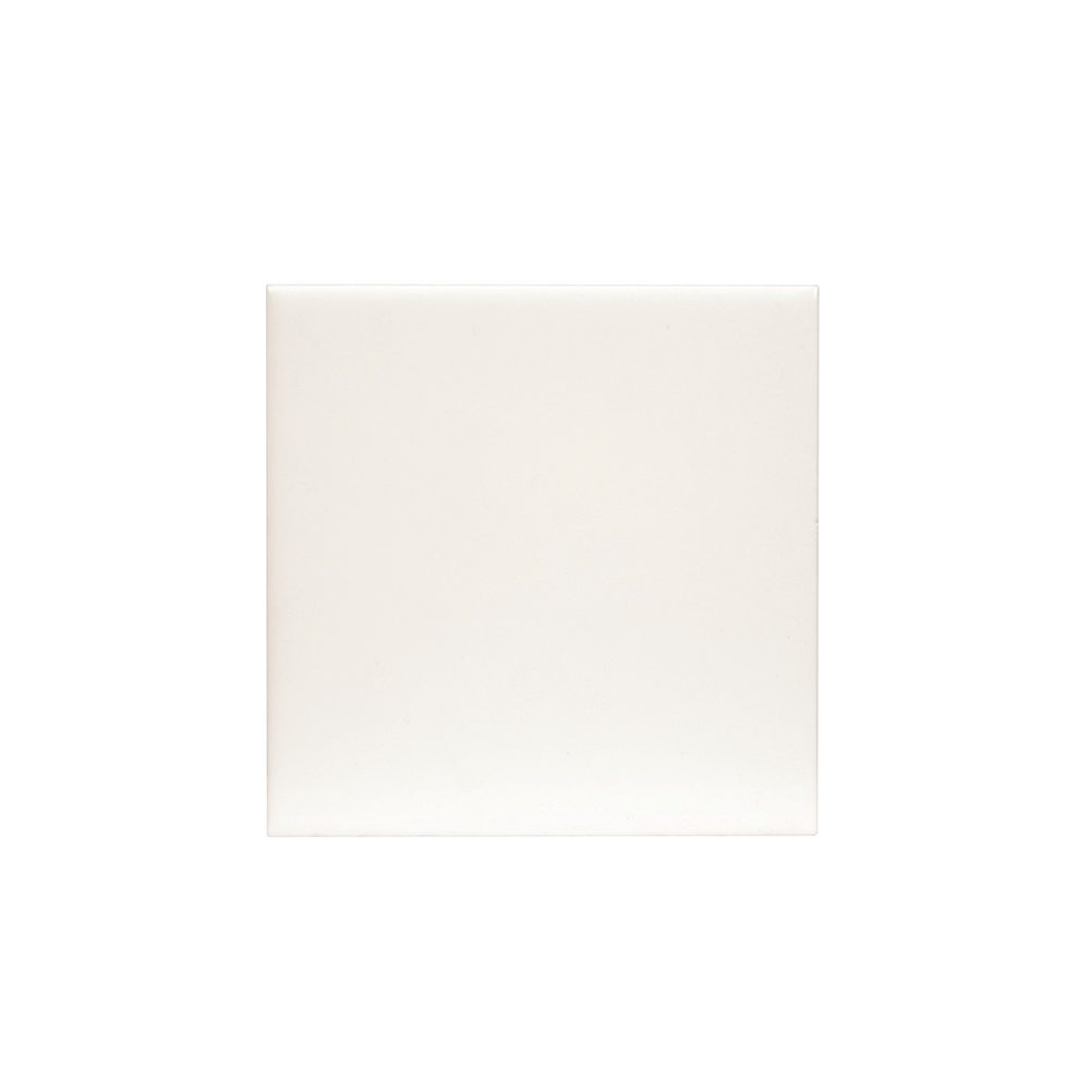 HPN SubliCraft 4.25" x 4.25" White Gloss Sublimation Ceramic Tile - 48 per Case - HeatPressNation