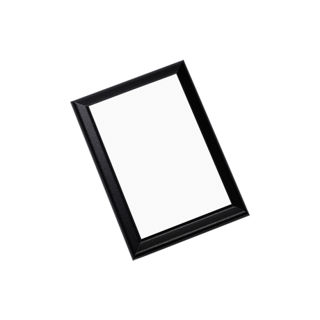 Unisub 5" x 7" Black Sublimation MDF Plaque with Ogee Edge - HeatPressNation