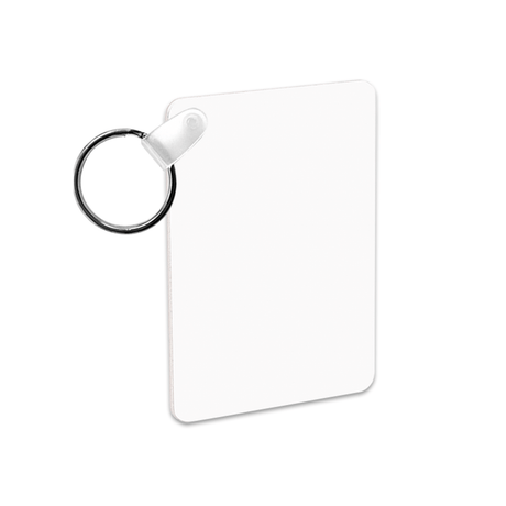 Unisub 1.6" x 2.25" Rectangle Sublimation Aluminum Keychain - HeatPressNation