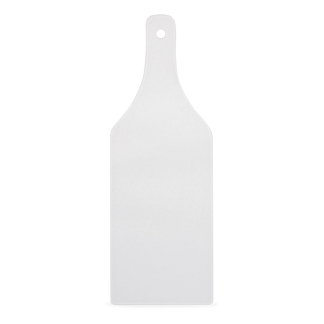 HPN SubliCraft 4.5" x 12.5" Wine Bottle Shaped Sublimation Glass Cutting Board - 48 per Case - HeatPressNation