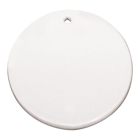HPN SubliCraft 3" Round Sublimation Ceramic Ornament with Hole - HeatPressNation