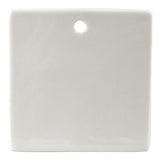 HPN SubliCraft 3" Square Sublimation Ceramic Ornament with Hole - 100 per Case - HeatPressNation