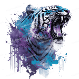 Colorful Tiger Design - HeatPressNation