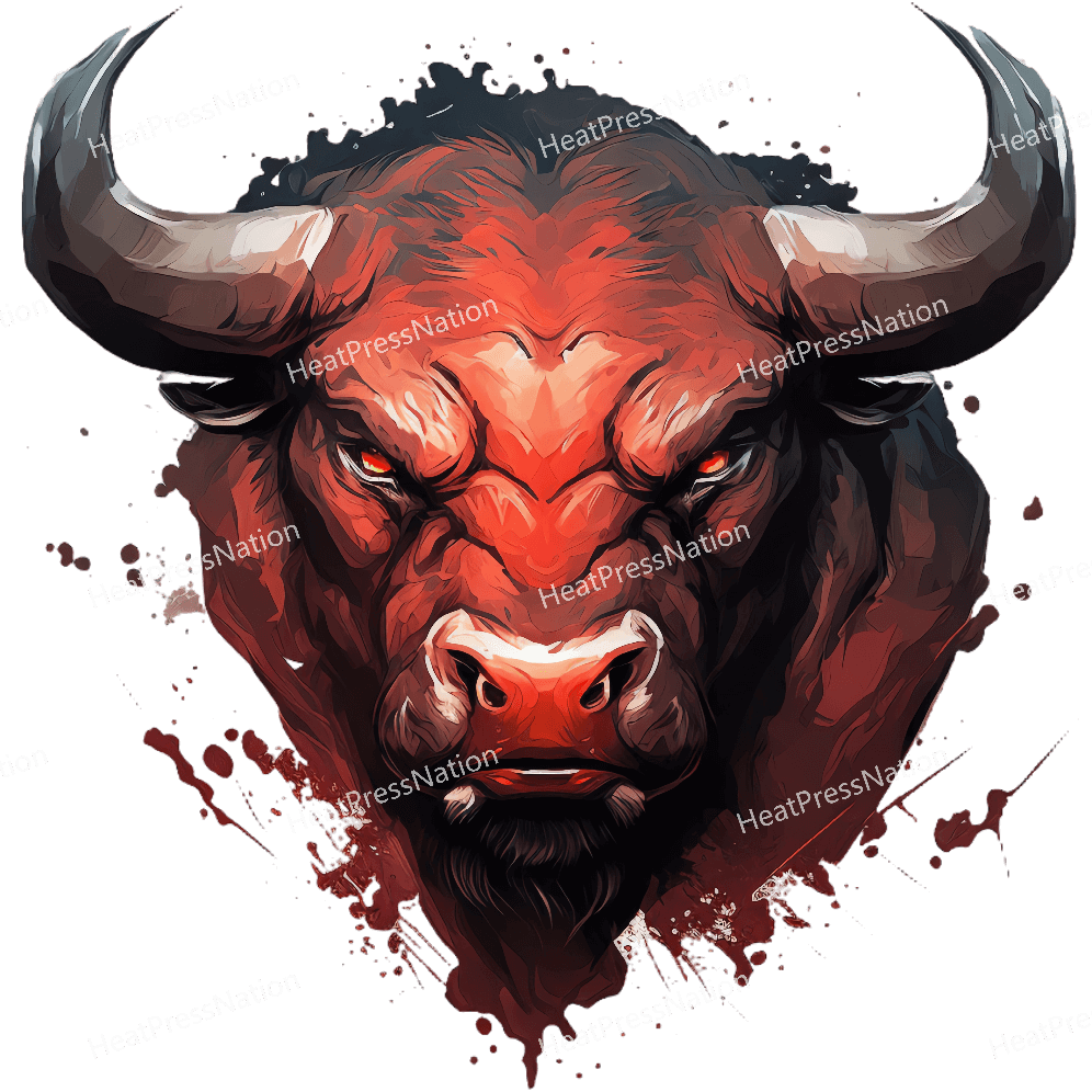 Facing Front Red Bull Design - HeatPressNation