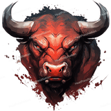 Facing Front Red Bull Design - HeatPressNation