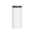 HPN SubliCraft White Sublimation Stainless Steel Can Cooler for Skinny 12 oz. Cans - HeatPressNation