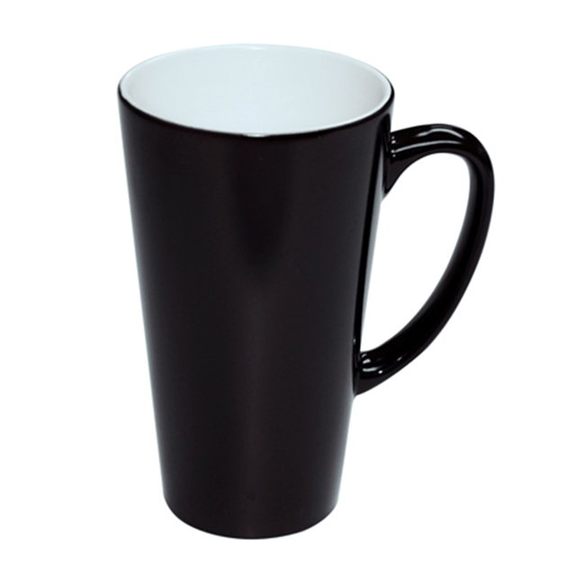 HPN SubliCraft 17 oz. Glossy Color Changing Ceramic Sublimation Latte Mug - 12 per Case - HeatPressNation