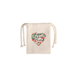 HPN SubliCraft 4.7" x 6.1" Sublimation Canvas Drawstring Gift Bag - HeatPressNation