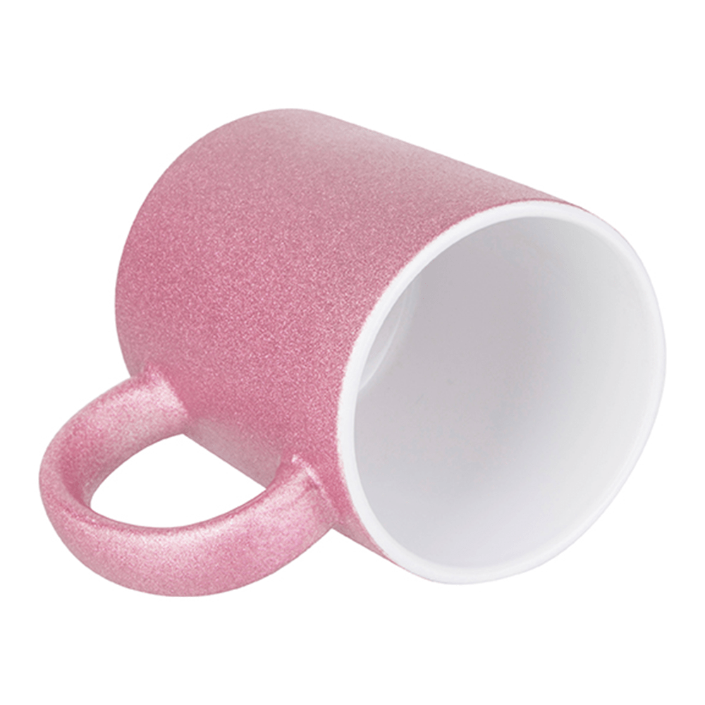 HPN SubliCraft 11 oz. Glitter Sublimation Ceramic Mug - 36 per case - HeatPressNation