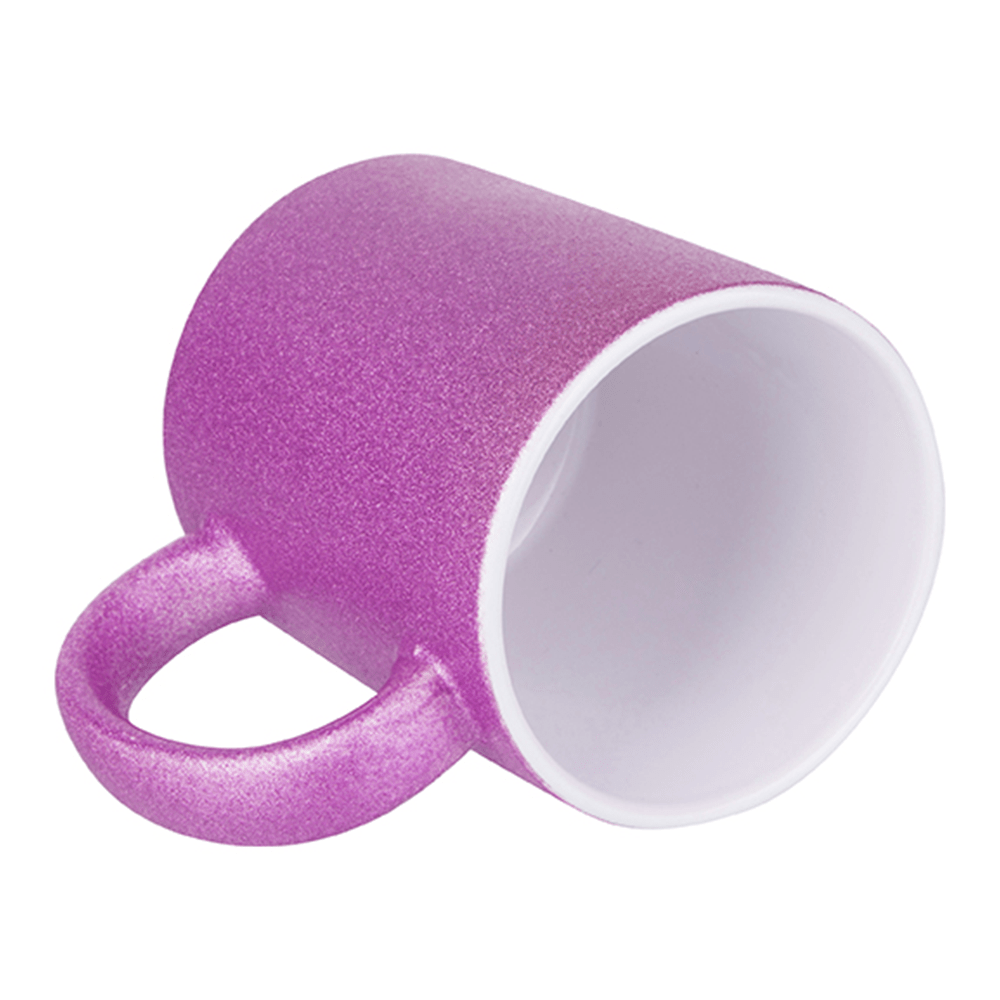 HPN SubliCraft 11 oz. Glitter Sublimation Ceramic Mug - 12 per case - HeatPressNation