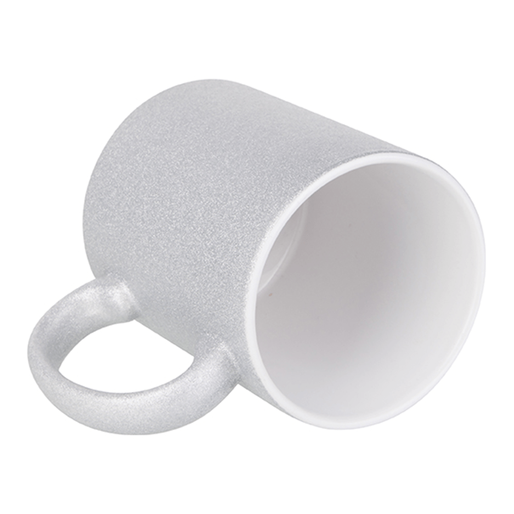 HPN SubliCraft 11 oz. Glitter Sublimation Ceramic Mug - 36 per case - HeatPressNation