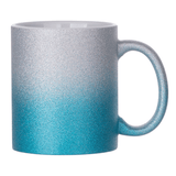HPN SubliCraft 11 oz. Glitter Gradient Sublimation Ceramic Mug - 12 per case - HeatPressNation