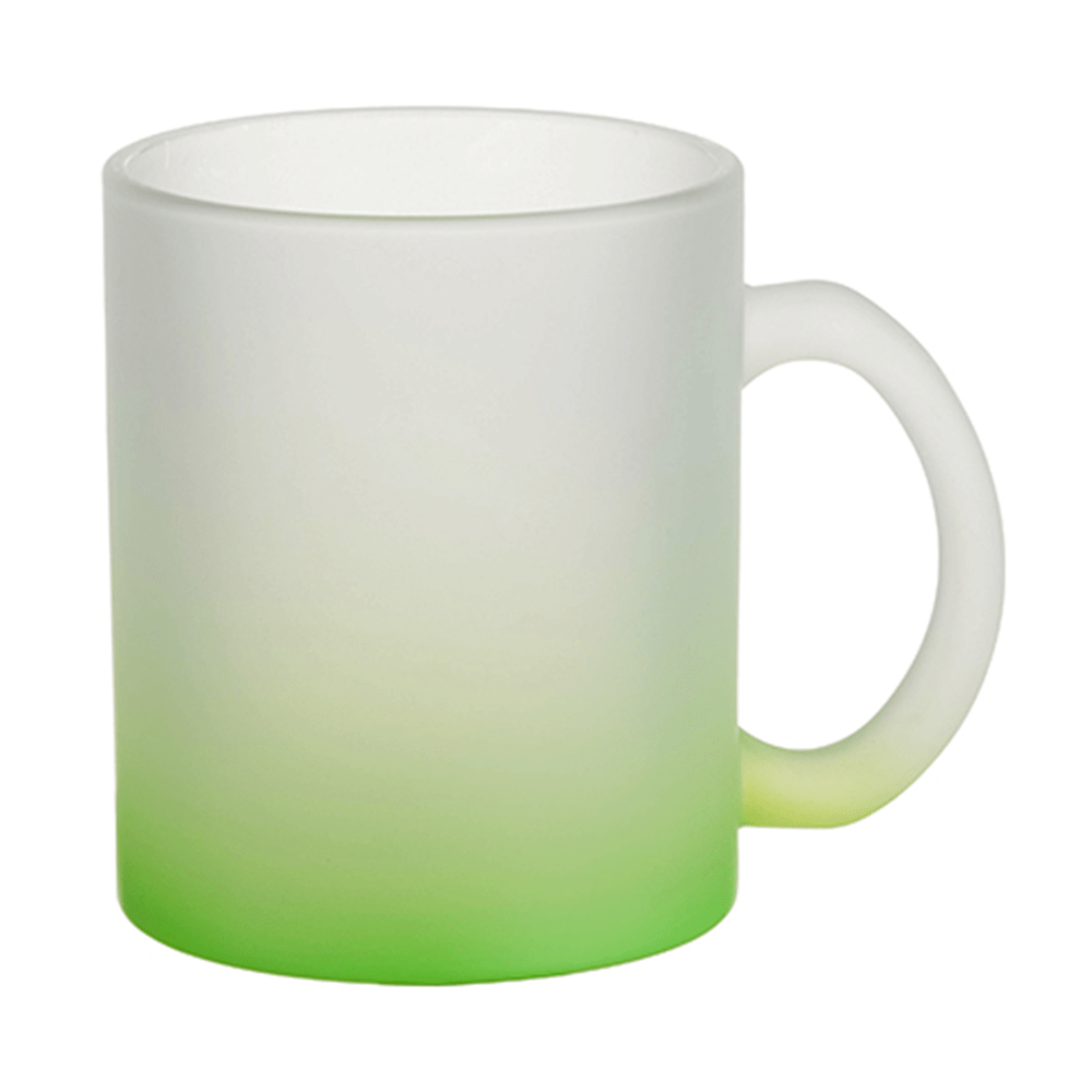HPN SubliCraft 11 oz. Color Gradient Sublimation Glass Mug - 36 per case - HeatPressNation