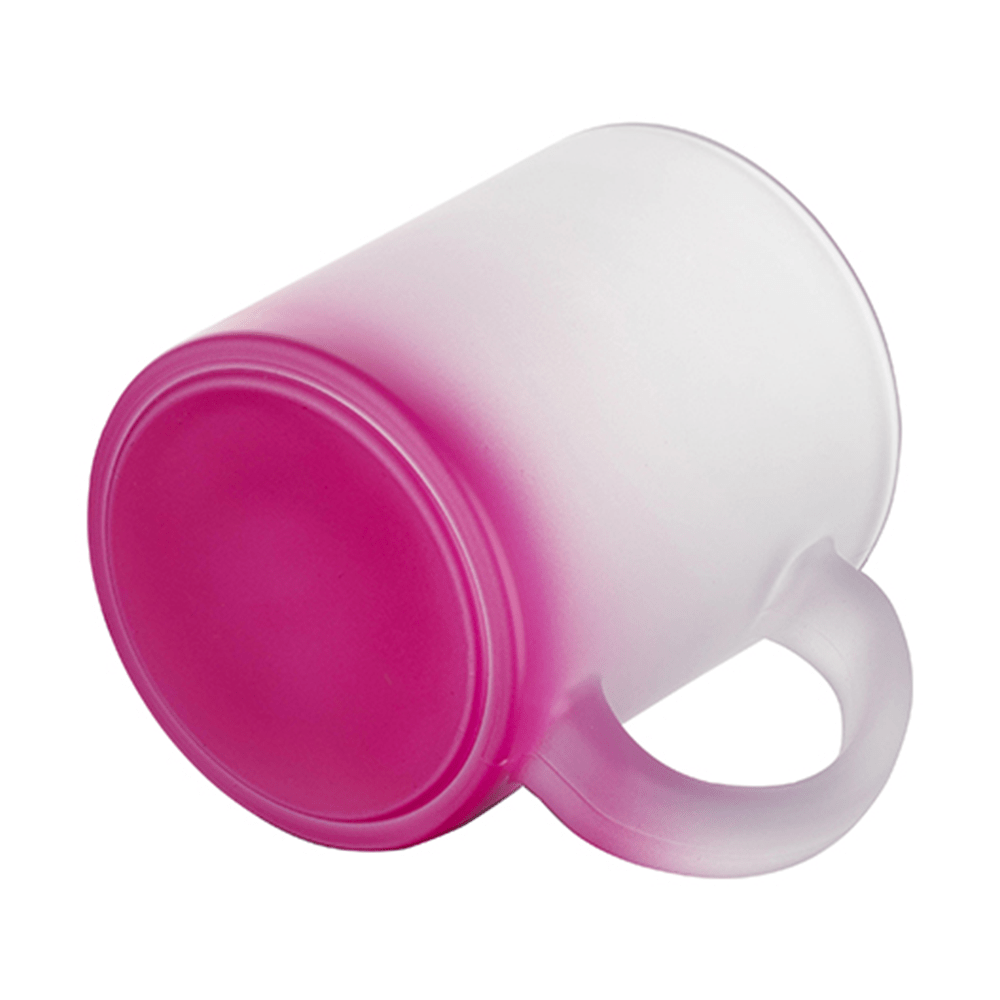 HPN SubliCraft 11 oz. Color Gradient Sublimation Glass Mug - 36 per case - HeatPressNation