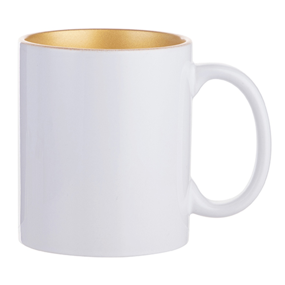 HPN SubliCraft 11 oz. Inner Sparkle Sublimation Ceramic Mug - 12 per case - HeatPressNation