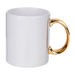 HPN SubliCraft 11 oz. Plated Handle Sublimation Ceramic Mug - 36 per case - HeatPressNation