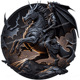 Metallic Dragon Design - HeatPressNation