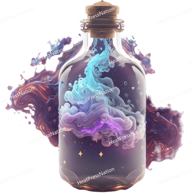 Fantasy Potion Bottle Design - HeatPressNation