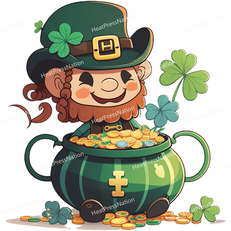 Happy Pot of Gold Design - HeatPressNation