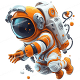 Flying Astronaut Design - HeatPressNation