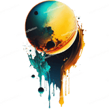 Dark tone Orb Design - HeatPressNation