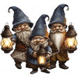 Gnome Triplets Design - HeatPressNation