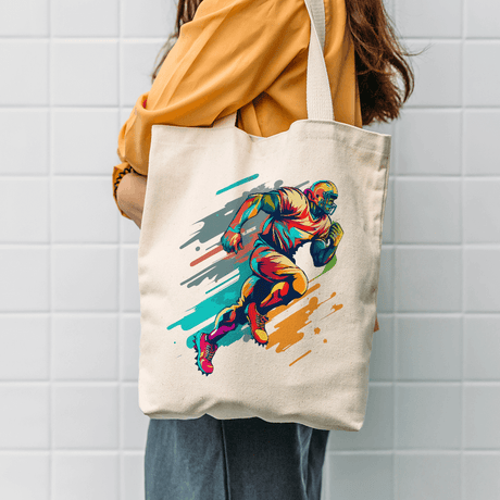 Splatter Football Running Design - HeatPressNation