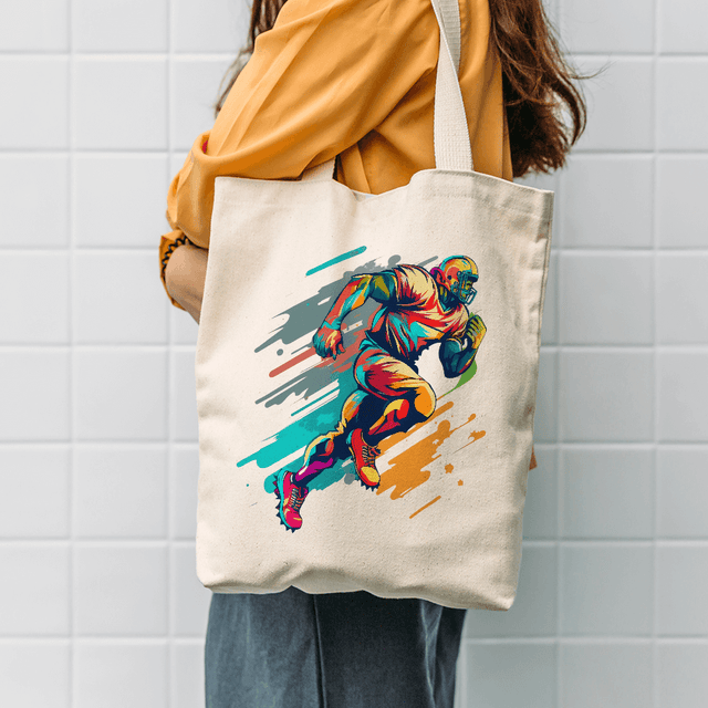 Splatter Football Running Design - HeatPressNation