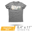Siser EasyColor™ DTV™ Inkjet Printable Heat Transfer Vinyl - 8.4" x 11" - HeatPressNation