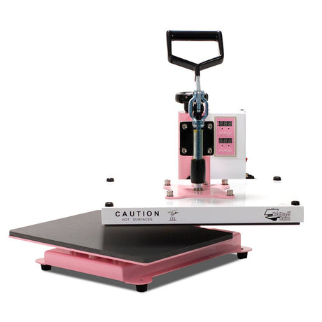 Refurbished HPN CraftPro 12" x 15" Swing Away Crafting Transfer Machine : Pink - HeatPressNation