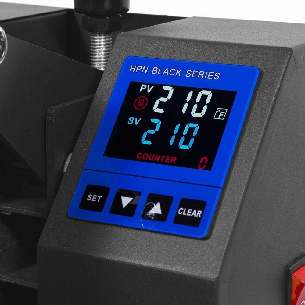 HPN Black Series 16" x 20" Portrait High Pressure Heat Press Machine