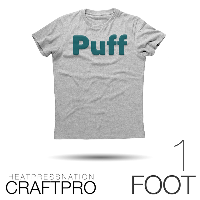 HPN CraftPro Puff Heat Transfer Vinyl - 19.5" x 1 Foot - HeatPressNation