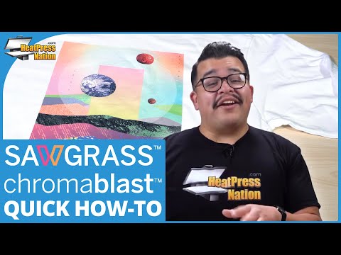 Sawgrass ChromaBlast Media - 100 Sheets : 8.5" x 11"