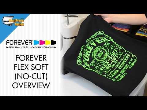 FOREVER Flex Soft (No-Cut) Self-Weeding Transfer Material 11" x 17" - 100 Pack