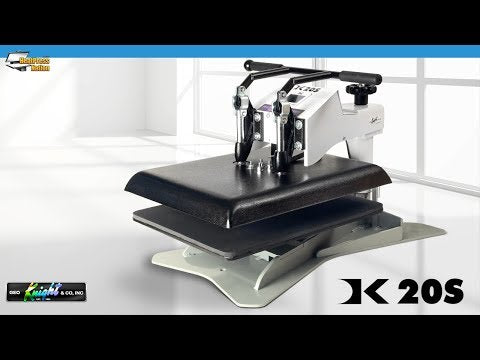 Uninet IColor 340 Apparel Plus White Toner DTF Printer with GeoKnight DK20S Heat Press