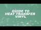 Siser GLITTER Heat Transfer Vinyl 5 Yards - 10" Silhouette Craft Cutting Width