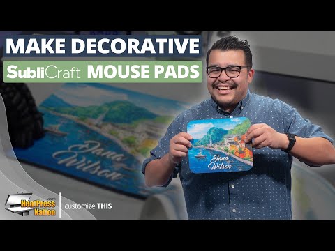 HPN SubliCraft 7.5" Square Sublimation Mouse Pads - 10 Pack