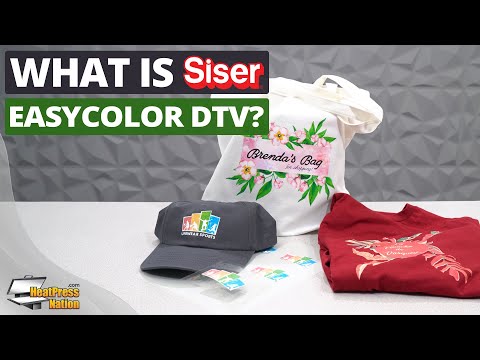 Siser EasyColor™ DTV™ Inkjet Printable Heat Transfer Vinyl Rolls