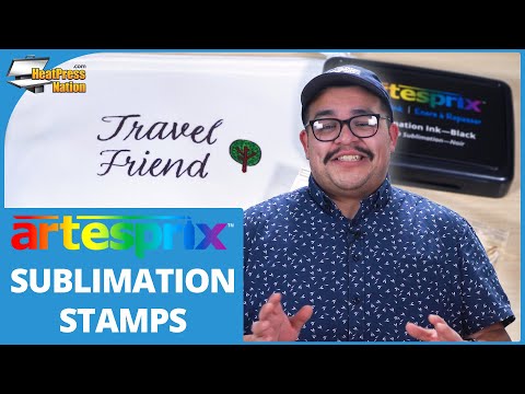 Artesprix Sublimation Stamps - Hand Lettered Basics - 4" x 6"