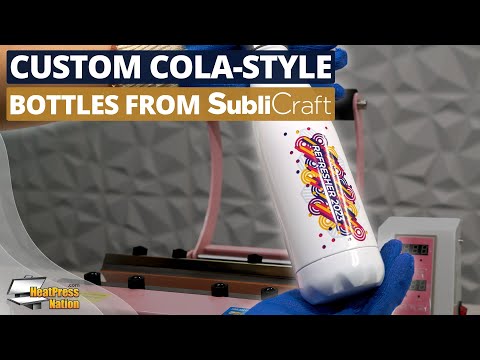 HPN SubliCraft 17 oz. Sublimation Stainless Steel Cola Shaped Bottle