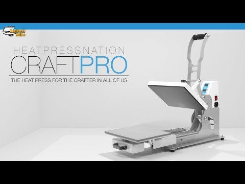 HPN CraftPro 15" x 15" Clamshell Heat Press : Pink