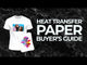 Paropy LASER LIGHT Heat Transfer Paper - 8.5" x 11" - 50 Sheets