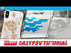 Siser EasyPSV Glitter Permanent Adhesive Sticker Vinyl - 12" x 5 Yards