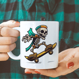 Skating Skeleton with Cape Design - HeatPressNation